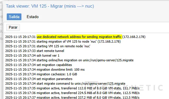 Geeknetic Cómo Configurar una Red Dedicada para Migraciones en Proxmox 9
