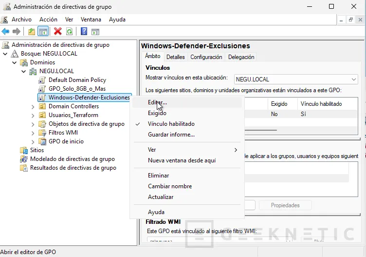 Geeknetic Cómo crear una Excepción en Windows Defender 9