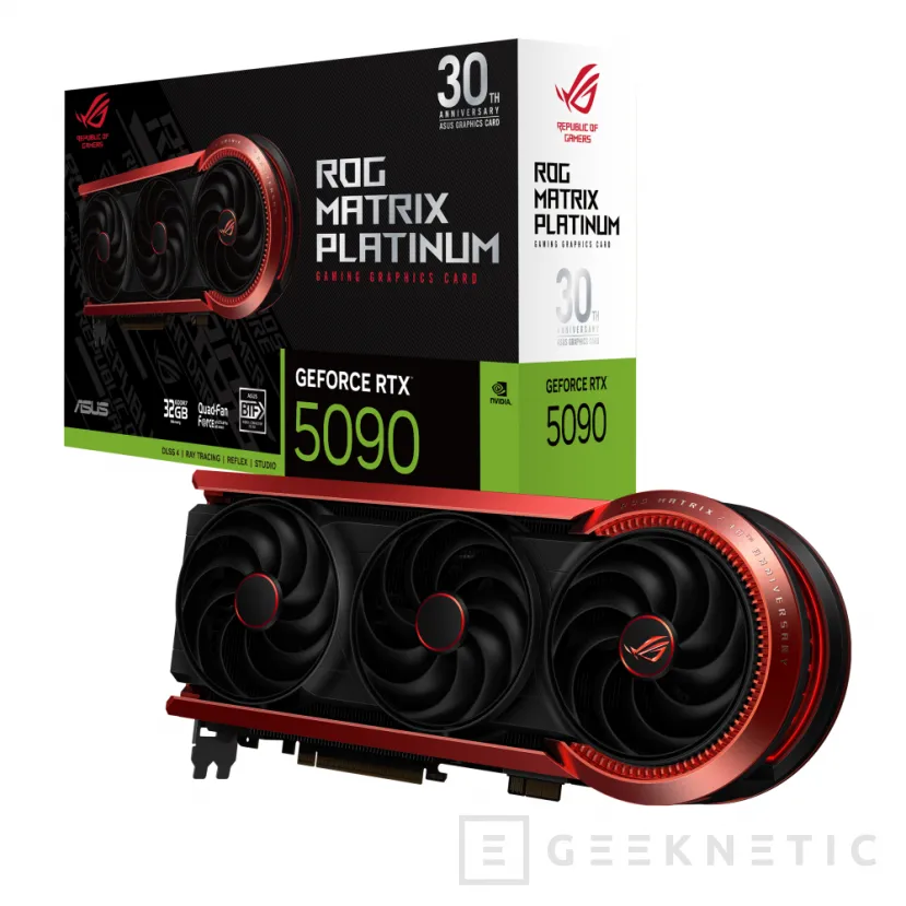 Geeknetic La ASUS RTX 5090 ROG Matrix Platinum ya es oficial, su PVPR es de 3.999,99 dólares 2