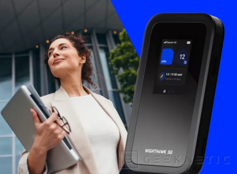 Geeknetic Negtear Nighthawk 5G M7: Este pequeño Router 5G WiFi 7 portátil incluye una tienda de eSIM para 140 países 1