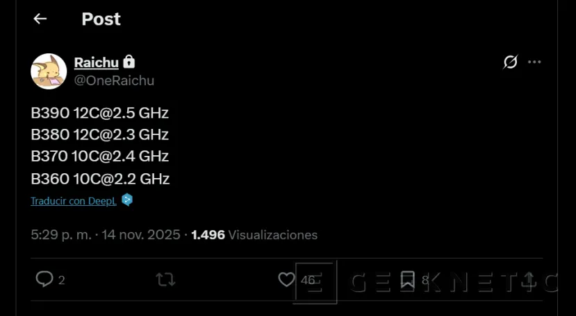 Geeknetic La Intel Arc B380 es la GPU integrada para el SoC Core Ultra 300 Series dedicado a consolas portátiles con Windows 1