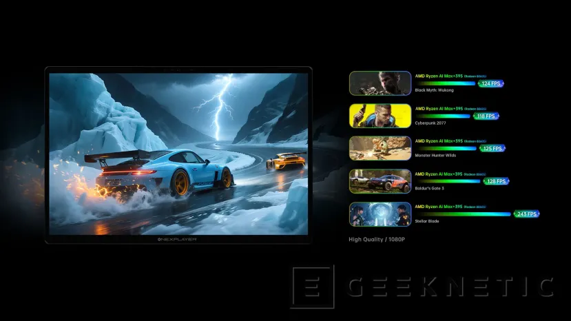 Geeknetic La tablet OneXPlayer Super X aparece en Kickstarter como próximamente, pantalla de 14 pulgadas, doble SSD y 2 USB-C 4.0 5