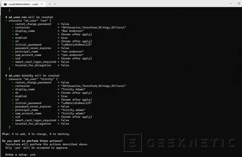 Geeknetic Terraform y Active Directory On-Premise: Automatización de la Creación de Cuentas al Estilo Git 16
