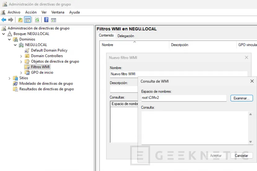Geeknetic Filtrado Quirúrgico de GPOs con WMI 1