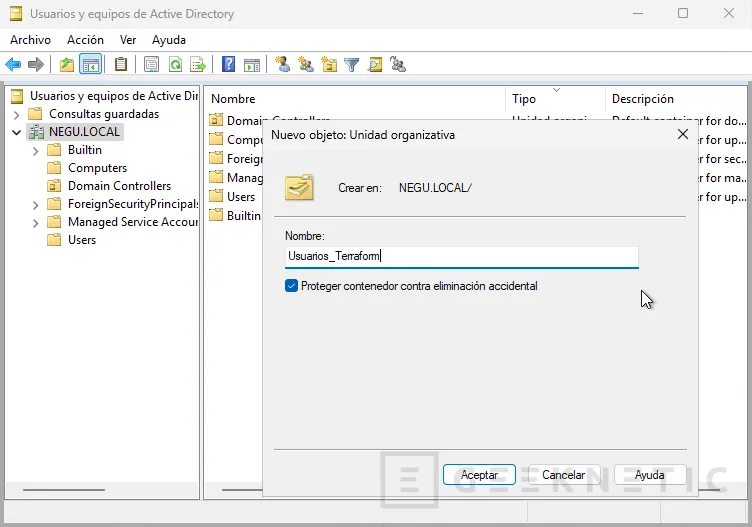 Geeknetic Terraform y Active Directory On-Premise: Automatización de la Creación de Cuentas al Estilo Git 10