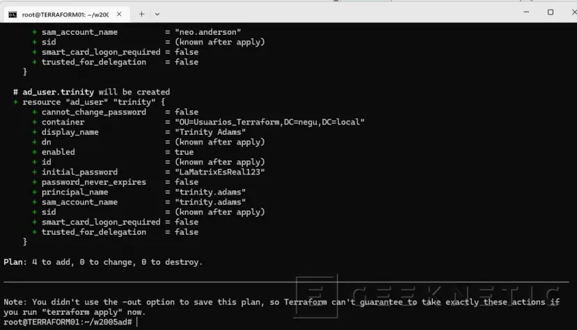 Geeknetic Terraform y Active Directory On-Premise: Automatización de la Creación de Cuentas al Estilo Git 15