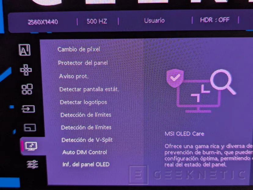 Geeknetic MSI MPG 271QR QD-OLED X50 Review 14