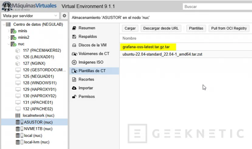 Geeknetic Proxmox 9.1.1 Transforma LXC: Cómo Usar Imágenes Docker (OCI) Directamente 5