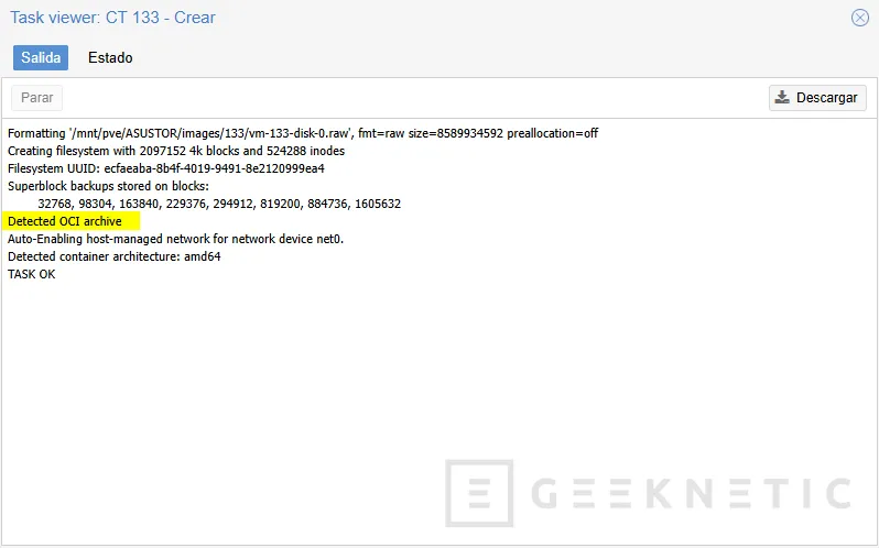 Geeknetic Proxmox 9.1.1 Transforma LXC: Cómo Usar Imágenes Docker (OCI) Directamente 15