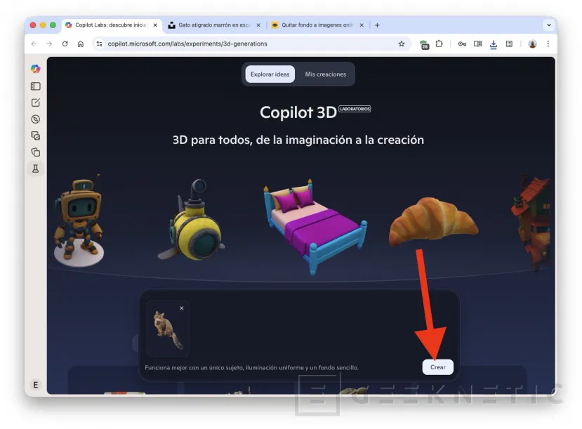 Geeknetic Cómo crear modelos 3D con cualquier foto gracias a Copilot 6