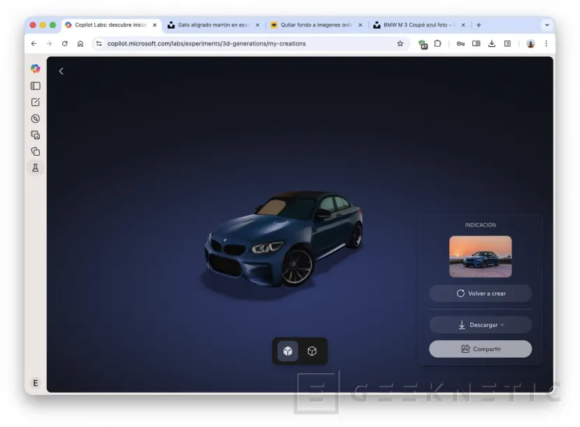 Geeknetic Cómo crear modelos 3D con cualquier foto gracias a Copilot 9