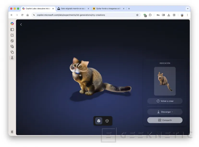 Geeknetic Cómo crear modelos 3D con cualquier foto gracias a Copilot 7
