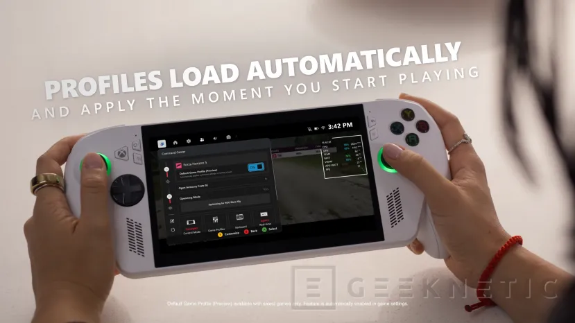 Geeknetic Xbox y ASUS añaden perfiles personalizados a la ROG Xbox Ally Series, optimización automática de consumo y batería 2