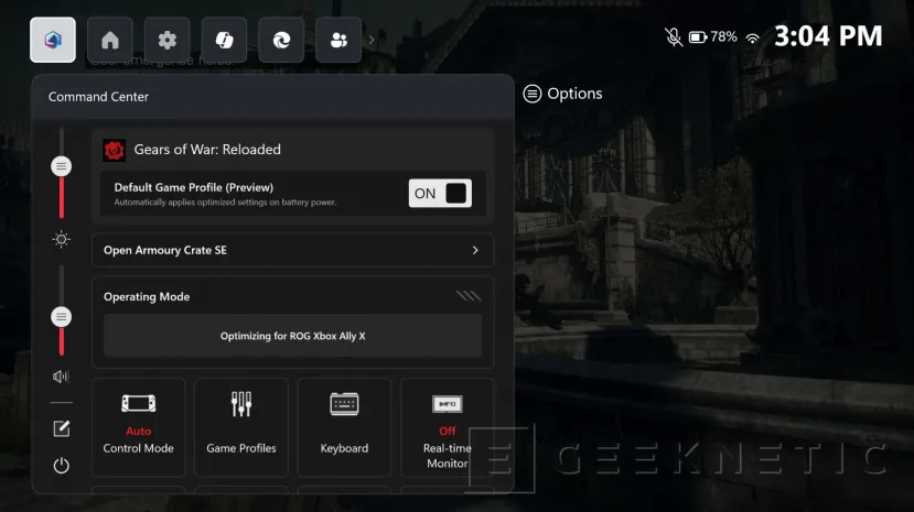 Geeknetic Xbox y ASUS añaden perfiles personalizados a la ROG Xbox Ally Series, optimización automática de consumo y batería 1