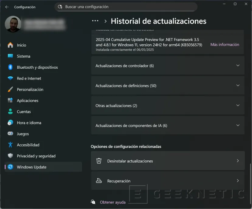 Geeknetic Solucionar problemas de apagado en el PC después de instalar la actualización de Windows 11 KB5068861 4