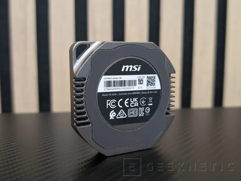 Geeknetic MSI DATAMAG 40Gbps 2 TB Review 3