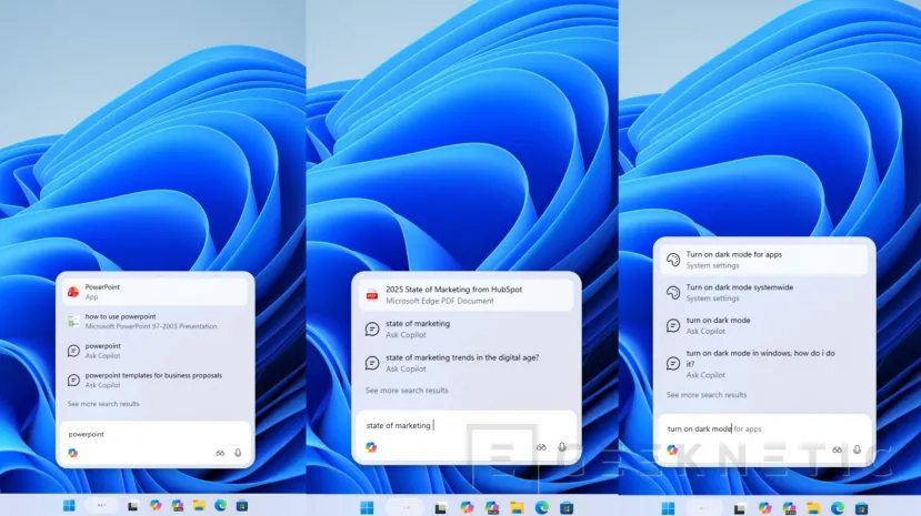 Geeknetic Llega Ask Copilot a Windows 11: así funciona la nueva búsqueda con IA integrada en la barra de tareas 1