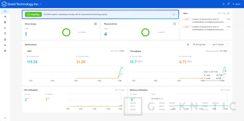 Geeknetic GRaid Technology SupremeRAID Ultra SR-1010 Review 8