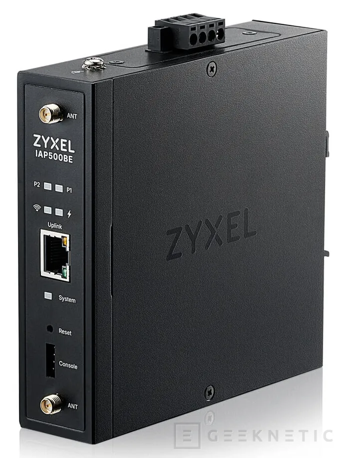 Geeknetic Zyxel IAP500BE punto de acceso WiFi 7 industrial BE5000 con Smart Mesh MLO, carcasa metálica y gestión Nebula 1