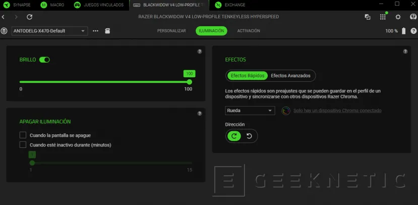 Geeknetic Razer BlackWidow V4 Low-Profile TKL HyperSpeed Review 20