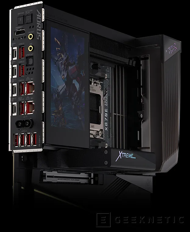 Geeknetic Gigabyte lanza la X870E AORUS XTREME X3D AI TOP con overclock inteligente y DDR5 a más de 9000 MT/s 1