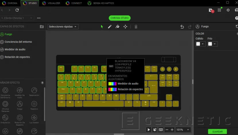 Geeknetic Razer BlackWidow V4 Low-Profile TKL HyperSpeed Review 21