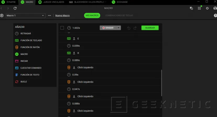 Geeknetic Razer BlackWidow V4 Low-Profile TKL HyperSpeed Review 16