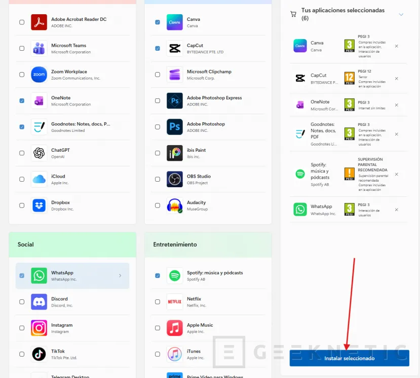 Geeknetic La Microsoft Store estrena la función más útil en tiempo: llega un instalador para descargar varias apps de golpe 2