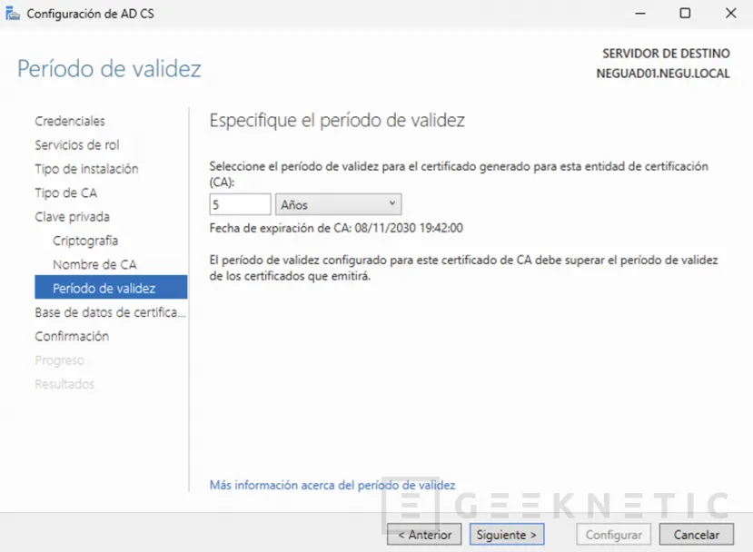 Geeknetic SSL Interno Gratis y Profesional: Monta tu Propia CA con Windows Server 2025 y Despídete de los Errores 13