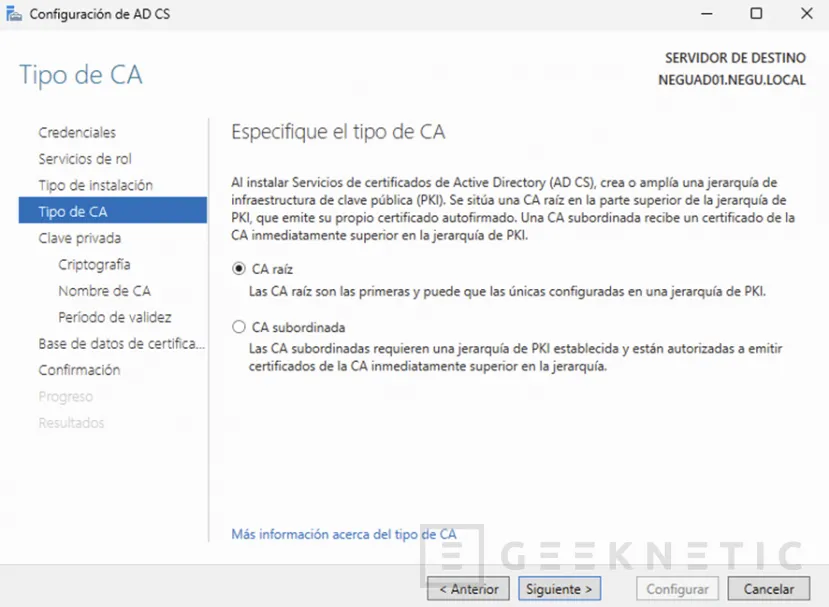 Geeknetic SSL Interno Gratis y Profesional: Monta tu Propia CA con Windows Server 2025 y Despídete de los Errores 9