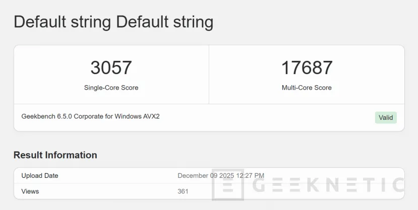 Geeknetic Se ha dejado ver el Intel Core Ultra X9 388H en Geekbench, 16 núcleos y hasta 5,1 GHz superando al Core Ultra 9 285H 2