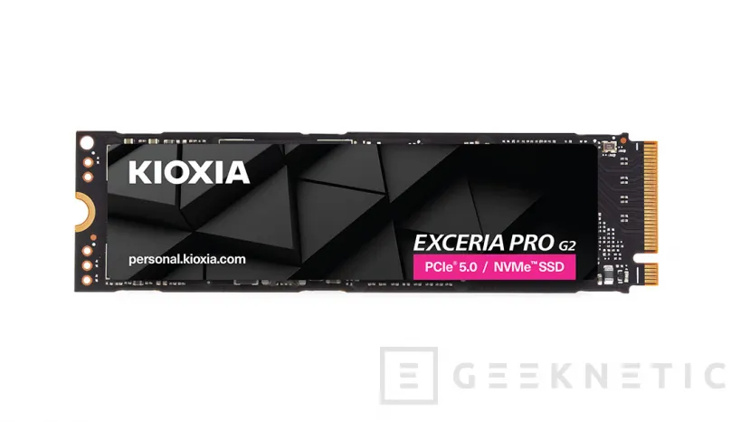 Geeknetic Nueva unidad SSD KIOXIA EXCERIA PRO G2, hasta 14.900 MB/s y capacidades de 4 TB 1