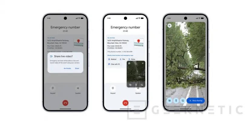 Geeknetic Android implementará Emergency Live Video, una opción que permite compartir vídeo en vivo ante emergencias 2