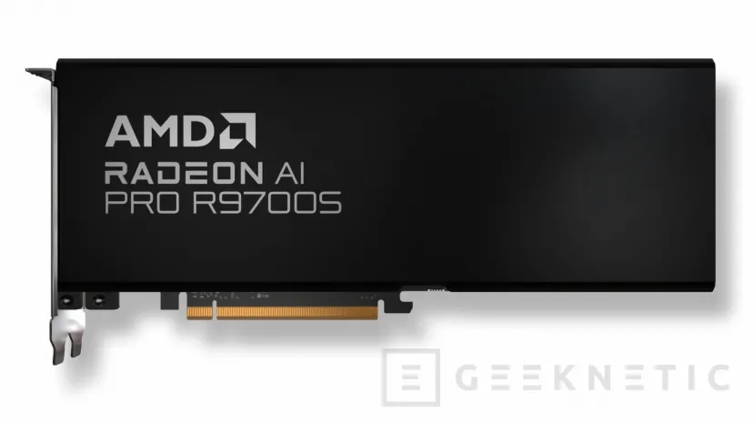 Geeknetic AMD presenta las Radeon AI PRO R9700S y R9600D con 32 GB GDDR6, diseño pasivo y hasta 47,8 TFLOPS bajo arquitectura RDNA 4 1