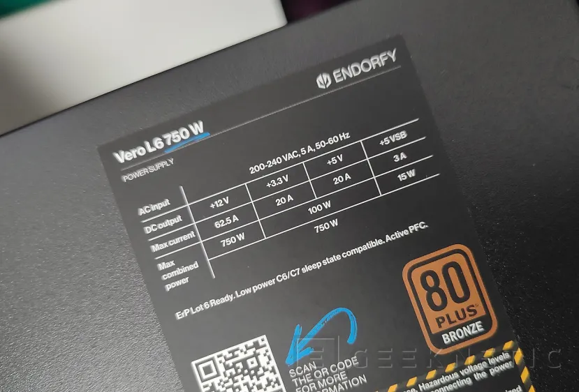Geeknetic ENDORFY Vero L6 750W Review 4