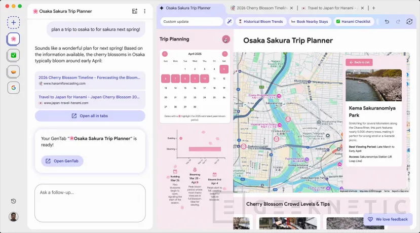 Geeknetic Google presenta Disco y GenTabs: IA para convertir tus pestañas en aplicaciones funcionales 1