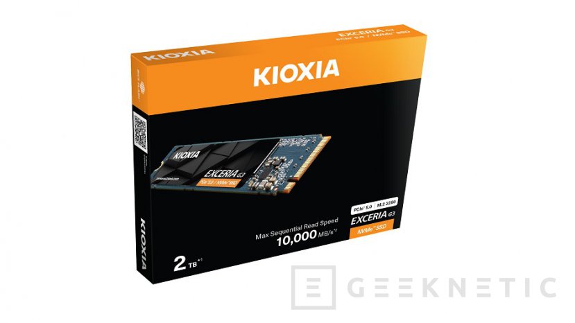 El nuevo SSD KIOXIA EXCERIA G3 alcanza los 10.000 MB/s de lectura