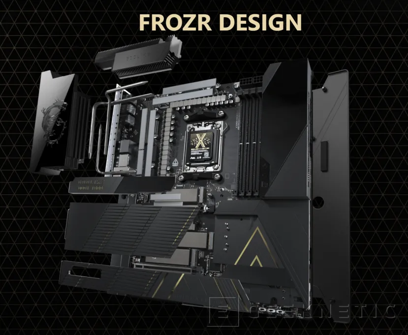 Geeknetic La exclusiva y limitada placa base MSI MEG X870E GODLIKE X EDITION se pone a la venta por más de 1.400 euros 5