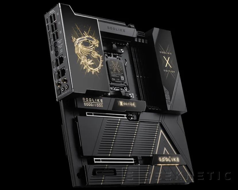 Geeknetic La exclusiva y limitada placa base MSI MEG X870E GODLIKE X EDITION se pone a la venta por más de 1.400 euros 1