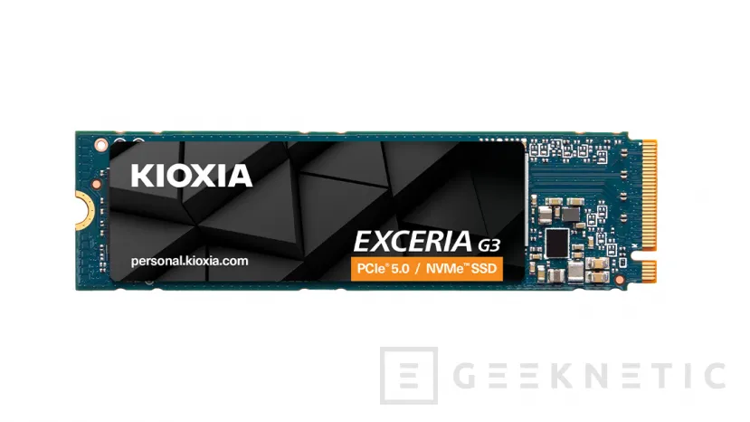 Geeknetic El nuevo SSD KIOXIA EXCERIA G3 alcanza los 10.000 MB/s de lectura 1