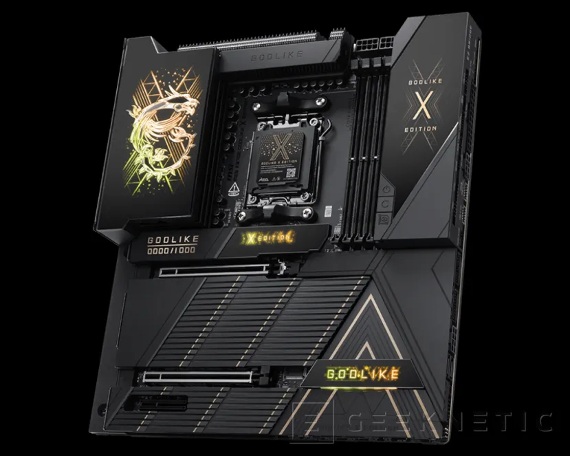 Geeknetic La exclusiva y limitada placa base MSI MEG X870E GODLIKE X EDITION se pone a la venta por más de 1.400 euros 3