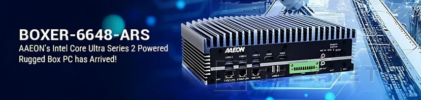 Geeknetic El nuevo AAEON BOXER-6648-ARS viene con CPU hasta Intel Core Ultra 9 y 36 TOPS para IA 1