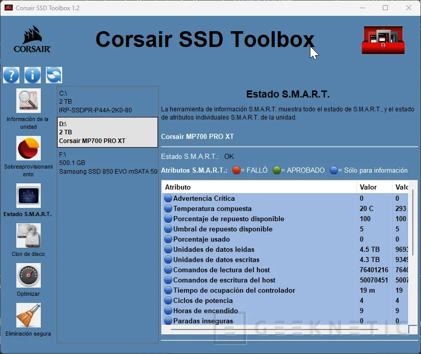 Geeknetic Corsair SSD MP700 PRO XT 2TB Review 31