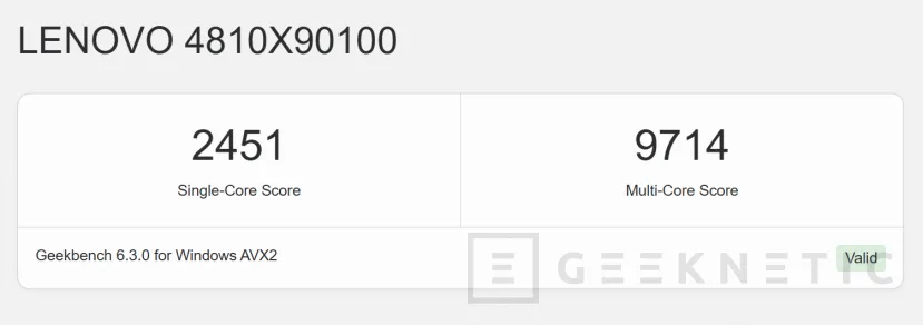 Geeknetic El Intel Core Ultra 7 365 aparece en Geekbench con una puntuación inferior a los Lunar Lake 1
