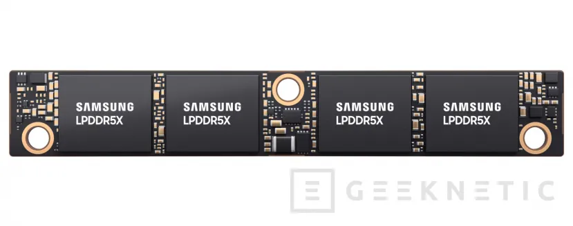 Geeknetic Samsung SOCAMM2 apunta a la IA a gran escala con memoria desmontable, más del doble de ancho de banda y un 55 % menos de consumo 1