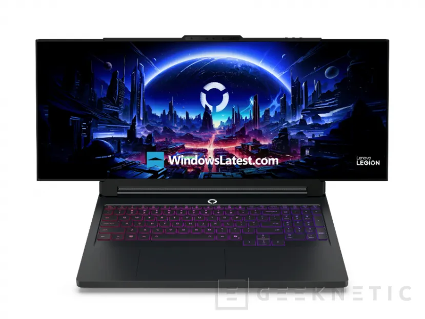 Geeknetic  Lenovo Legion Pro Rollable apunta al CES 2026 con pantalla OLED extensible de 16 a 24 pulgadas, formato 21:9 y GeForce RTX 5090 1
