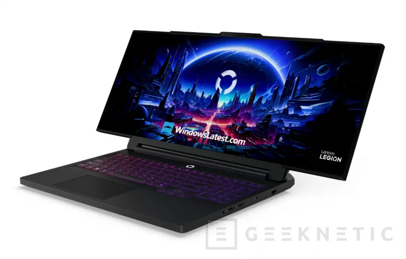 Geeknetic  Lenovo Legion Pro Rollable apunta al CES 2026 con pantalla OLED extensible de 16 a 24 pulgadas, formato 21:9 y GeForce RTX 5090 3