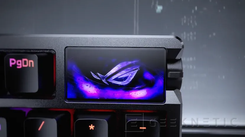 Geeknetic ASUS lanza en Europa su nuevo teclado gaming de 400 euros con interruptores magnéticos y una pantalla OLED 2