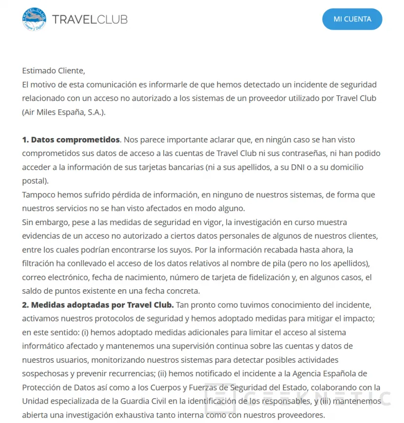 Geeknetic Travel Club ha sido víctima de un nuevo robo de datos, los usuarios no han conseguido contraseñas ni tarjetas de pago 1