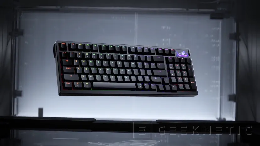 Geeknetic ASUS lanza en Europa su nuevo teclado gaming de 400 euros con interruptores magnéticos y una pantalla OLED 1